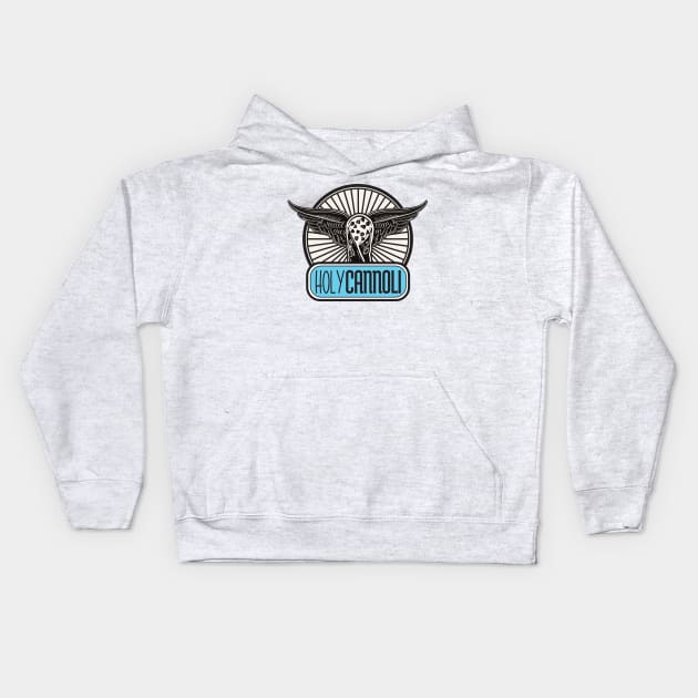 Holy Cannoli Graphic Design Kids Hoodie by Get Hopped Apparel